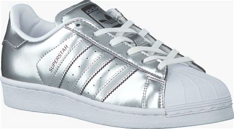 adidas superstar zilveren strepen dames
